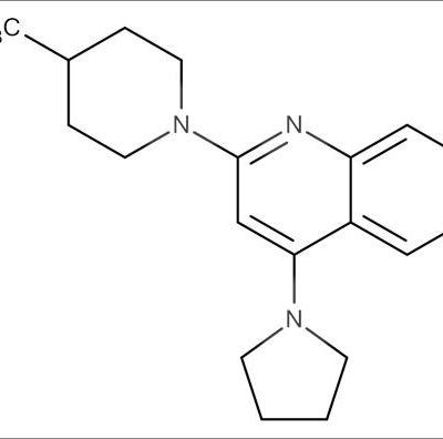 2-(4-Methylpiperidin-1-yl)-4-(pyrrolidin-1-yl)quinoline