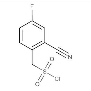 (2-Cyano-4-fluorophenyl)methanesulfonyl chloride