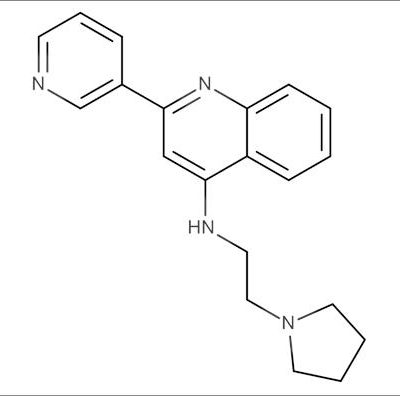 2-(Pyridin-3-yl)-N-(2-(pyrrolidin-1-yl)ethyl)quinolin-4-amine