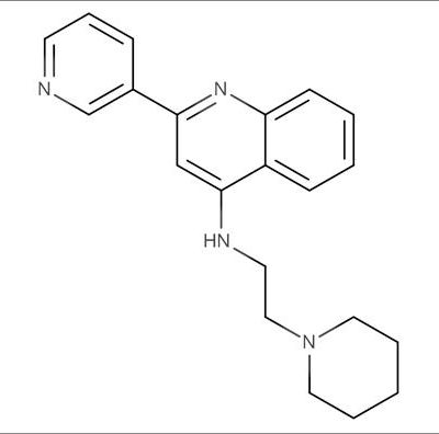 N-(2-(Piperidin-1-yl)ethyl)-2-(pyridin-3-yl)quinolin-4-amine