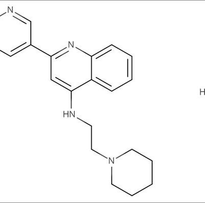 N-(2-(Piperidin-1-yl)ethyl)-2-(pyridin-3-yl)quinolin-4-amine hydrobromide