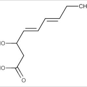 trans,trans-3-Hydroxynona-4,6-dienoic acid, min.
