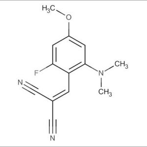 2-(2-(Dimethylamino)-6-fluoro-4-methoxybenzylidene)malononitrile