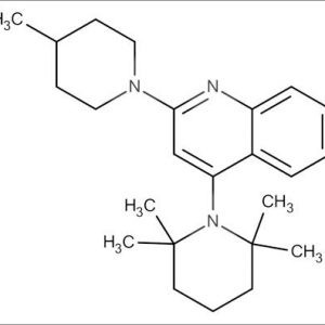 2-(4-Methylpiperidin-1-yl)-4-(2,2,6,6-tetramethylpiperidin-1-yl)quinoline