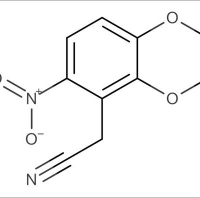 2-(6-Nitro-2,3-dihydrobenzo[b][1,4]dioxin-5-yl)acetonitrile