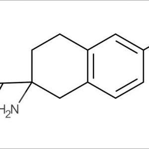2-Amino-1,2,3,4-tetrahydro-6-bromo-2-naphtalene carboxylic acid
