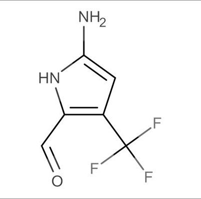 2-Amino-4-(trifluoromethyl)azole-5-carboxaldehyde