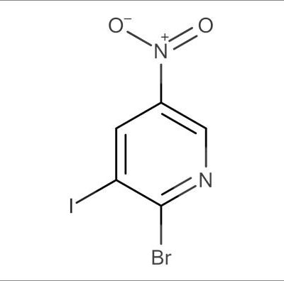 2-Bromo-3-iodo-5-nitropyridine