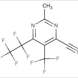 2-Methyl-6-pentafluoroethyl-5-trifluoromethylpyrimidine-4-carbonitrile