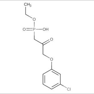 [3-(3-Chlorophenoxy)-2-oxopropyl]phosphonic acid mono ethyl ester