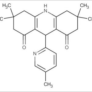 3,3,6,6-Tetramethyl-9-(5-methylpyridin-2-yl)-3,4,6,7,9,10-hexahydroacridine-1,8(2H,5H)-dione