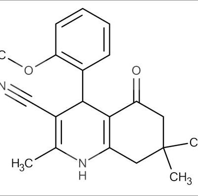 4-(2-Methoxyphenyl)-2,7,7-trimethyl-5-oxo-1,4,5,6,7,8-hexahydroquinoline-3-carbonitrile
