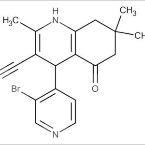 4-(3-Bromopyridin-4-yl)-2,7,7-trimethyl-5-oxo-1,4,5,6,7,8-hexahydroquinoline-3-carbonitrile