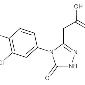 [4-(3-Chloro-4-fluorophenyl)-5-oxo-4,5-dihydro-1H-1,2,4-triazol-3-yl]acetic acid