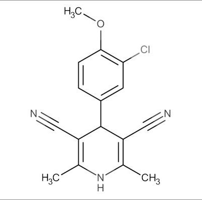 4-(3-Chloro-4-methoxyphenyl)-2,6-dimethyl-1,4-dihydropyridine-3,5-dicarbonitrile