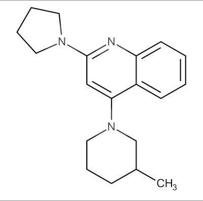 4-(3-Methylpiperidin-1-yl)-2-(pyrrolidin-1-yl)quinoline