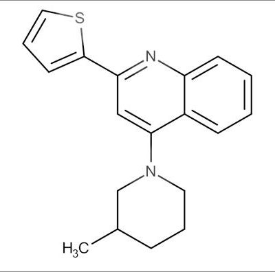 4-(3-Methylpiperidin-1-yl)-2-(thiophen-2-yl)quinoline