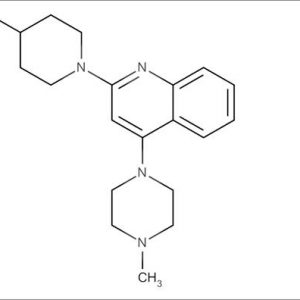 4-(4-Methylpiperazin-1-yl)-2-(4-methylpiperidin-1-yl)quinoline hydrobromide