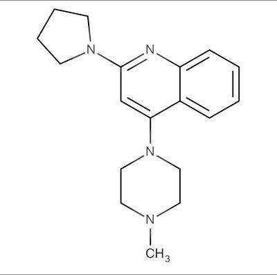 4-(4-Methylpiperazin-1-yl)-2-(pyrrolidin-1-yl)quinoline
