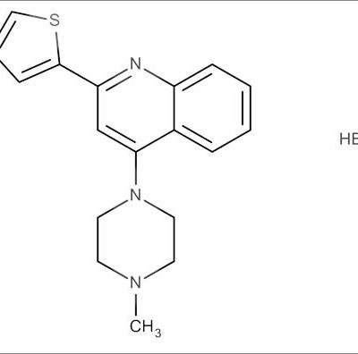 4-(4-Methylpiperazin-1-yl)-2-(thiophen-2-yl)quinoline hydrobromide