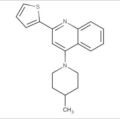 4-(4-Methylpiperidin-1-yl)-2-(thiophen-2-yl)quinoline