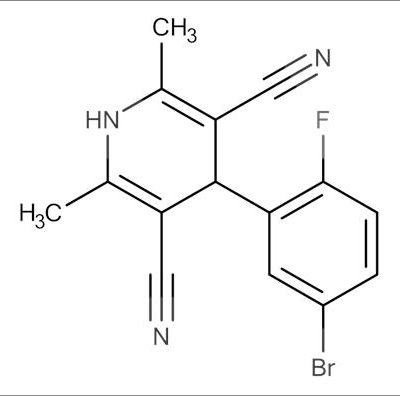 4-(5-Bromo-2-fluorophenyl)-2,6-dimethyl-1,4-dihydropyridine-3,5-dicarbonitrile