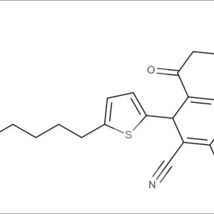 4-(5-Hexylthiophen-2-yl)-2,7,7-trimethyl-5-oxo-1,4,5,6,7,8-hexahydroquinoline-3-carbonitrile