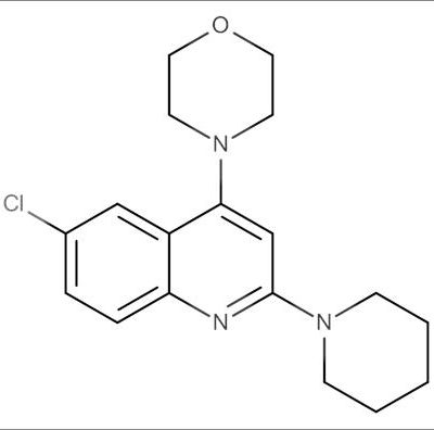 4-(6-Chloro-2-(piperidin-1-yl)quinolin-4-yl)morpholine