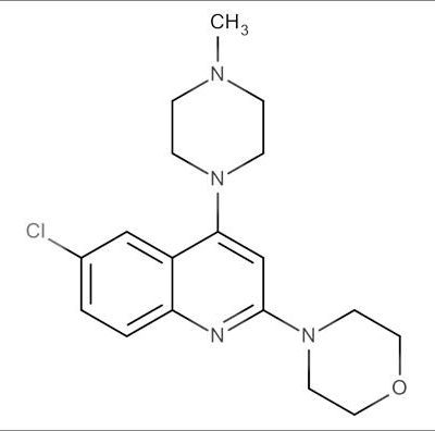 4-(6-Chloro-4-(4-methylpiperazin-1-yl)quinolin-2-yl)morpholine