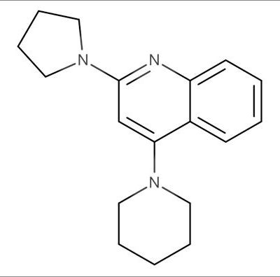 4-(Piperidin-1-yl)-2-(pyrrolidin-1-yl)quinoline