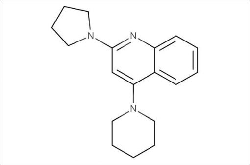 4-(Piperidin-1-yl)-2-(pyrrolidin-1-yl)quinoline