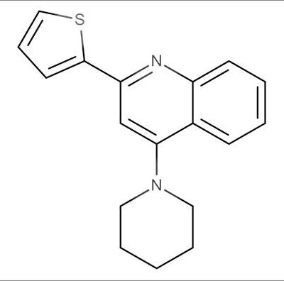 4-(Piperidin-1-yl)-2-(thiophen-2-yl)quinoline