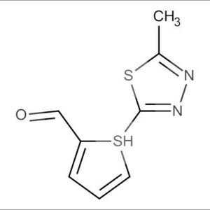 5-((5-Methyl-1,3,4-thiadiazol-2-yl)thio)furan-2-carbaldehyde