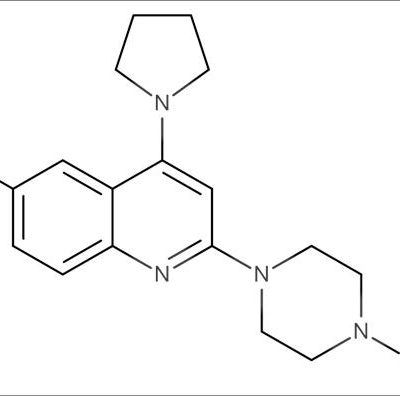6-Chloro-2-(4-methylpiperazin-1-yl)-4-(pyrrolidin-1-yl)quinoline