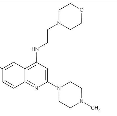 6-Chloro-2-(4-methylpiperazin-1-yl)-N-(2-morpholinoethyl)quinolin-4-amine hydrobromide