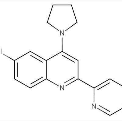 6-Chloro-2-(pyridin-2-yl)-4-(pyrrolidin-1-yl)quinoline