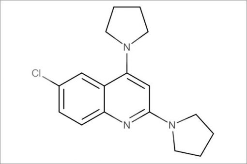 6-Chloro-2,4-di(pyrrolidin-1-yl)quinoline