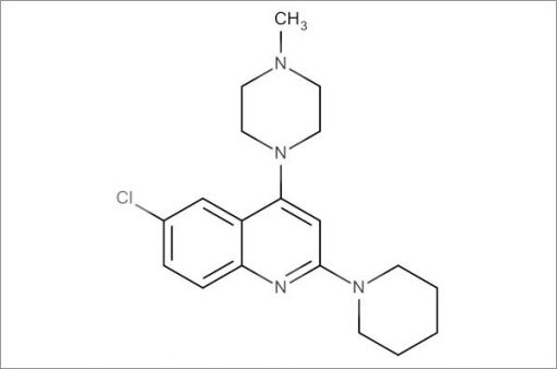 6-Chloro-4-(4-methylpiperazin-1-yl)-2-(piperidin-1-yl)quinoline
