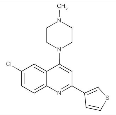 6-Chloro-4-(4-methylpiperazin-1-yl)-2-(thiophen-3-yl)quinoline