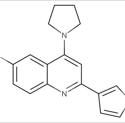 6-Chloro-4-(pyrrolidin-1-yl)-2-(thiophen-3-yl)quinoline