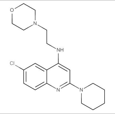6-Chloro-N-(2-morpholinoethyl)-2-(piperidin-1-yl)quinolin-4-amine