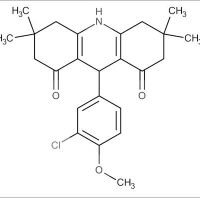 9-(3-Chloro-4-methoxyphenyl)-3,3,6,6-tetramethyl-3,4,6,7,9,10-hexahydroacridine-1,8(2H,5H)-dione