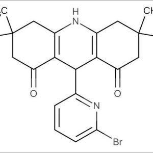 9-(6-Bromopyridin-2-yl)-3,3,6,6-tetramethyl-3,4,6,7,9,10-hexahydroacridine-1,8(2H,5H)-dione