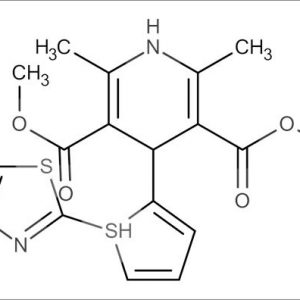 Dimethyl 2,6-dimethyl-4-(5-((5-methyl-1,3,4-thiadiazol-2-yl)thio)furan-2-yl)-1,4-dihydropyridine-3,5-dicarboxylate