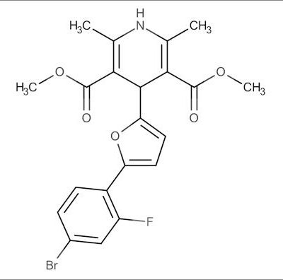 Dimethyl 4-(5-(4-bromo-2-fluorophenyl)furan-2-yl)-2,6-dimethyl-1,4-dihydropyridine-3,5-dicarboxylate