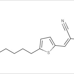 (E)-2-Cyano-3-(5-hexylthiophen-2-yl)acrylic acid