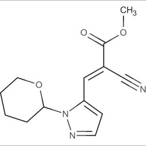 (E)-Methyl 2-cyano-3-(1-(tetrahydro-2H-pyran-2-yl)-1H-pyrazol-5-yl)acrylate