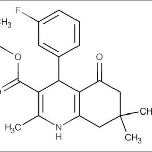 Ethyl 4-(3-fluorophenyl)-2,7,7-trimethyl-5-oxo-1,4,5,6,7,8-hexahydroquinoline-3-carboxylate