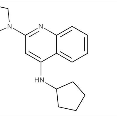 N-Cyclopentyl-2-(pyrrolidin-1-yl)quinolin-4-amine hydrobromide