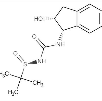 (R)-N-(((1S,2R)-2-Hydroxy-2,3-dihydro-1H-inden-1-yl)carbamoyl)-2-methylpropane-2-sulfinamide